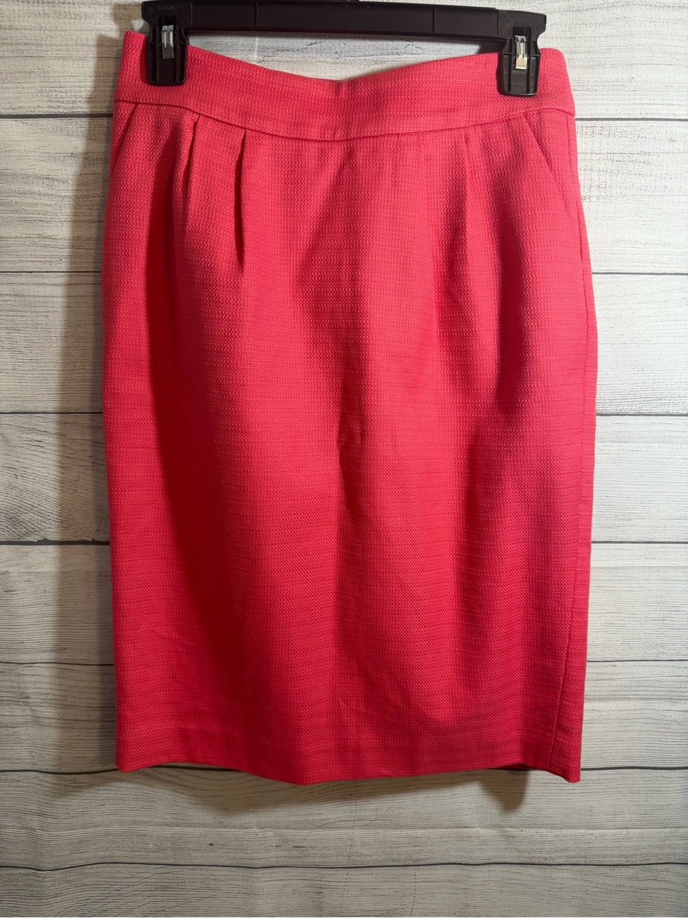 Banana Republic Coral Pink Pencil Skirt